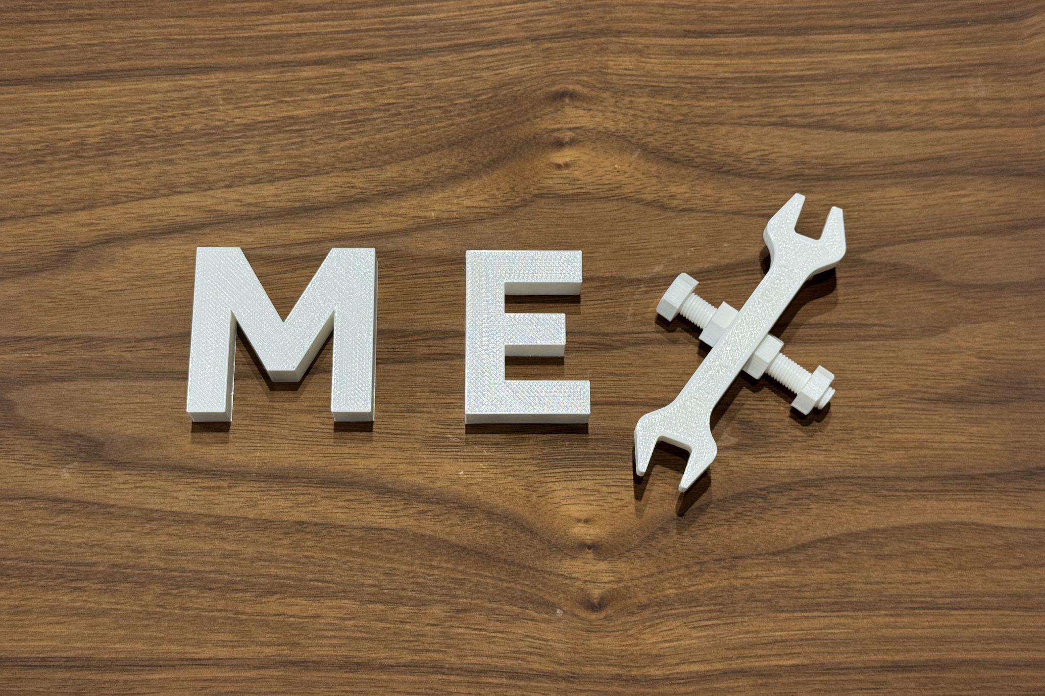FDM/FFF造形によるMEXの文字