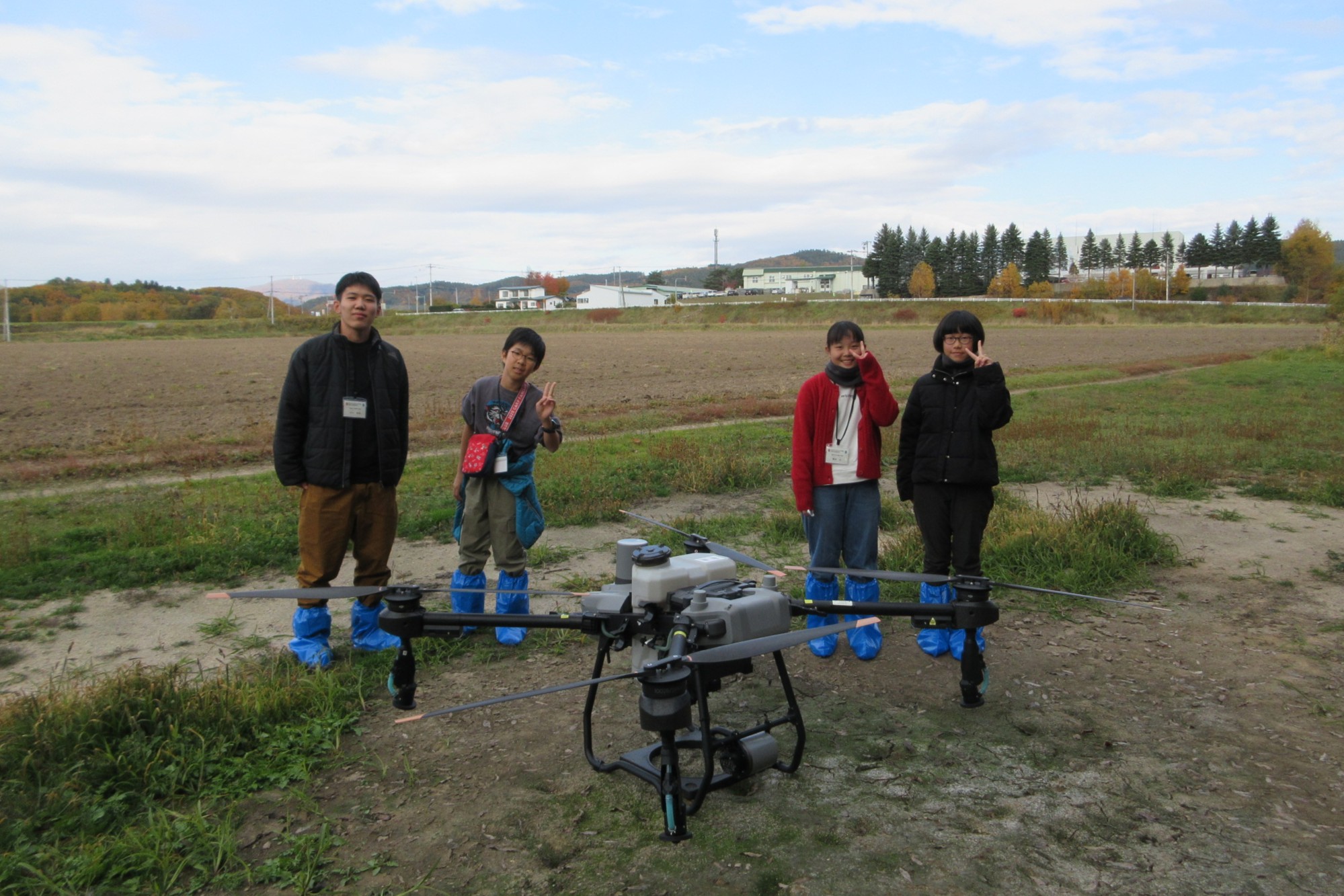 ドローン体験1