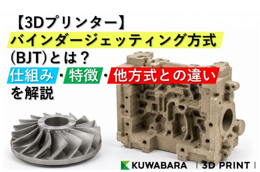 【3Dプリンター】バインダージェッティング方式（BJT）とは？仕組み・特徴・他方式との違いを解説のサムネイル