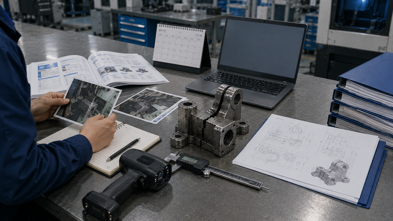 図面がない部品の再製作を依頼するときに準備したいもの